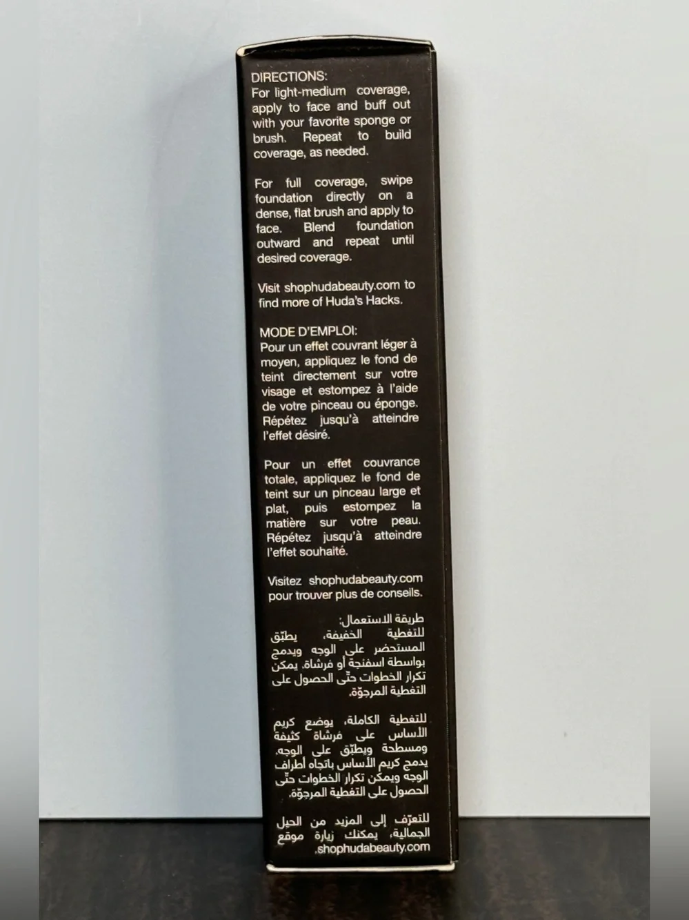 HUDA BEAUTY #FauxFilter Skin Finish Foundation Stick (Dulce De Leche)
